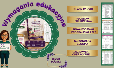 Wymagania edukacyjne z języka polskiego dla klas IV–VIII | Nowa podstawa programowa 2026