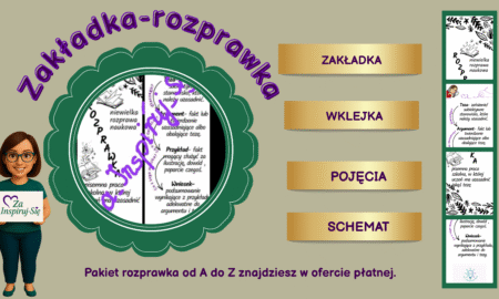 Rozprawka – zakładka – wklejka