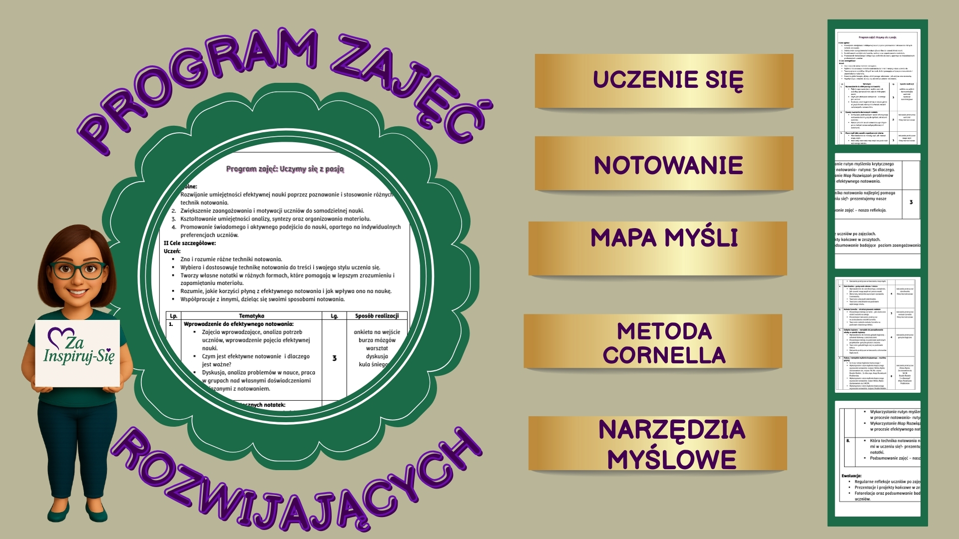 Program zajęć rozwijających umiejętność uczenia kl. IV-VIII
