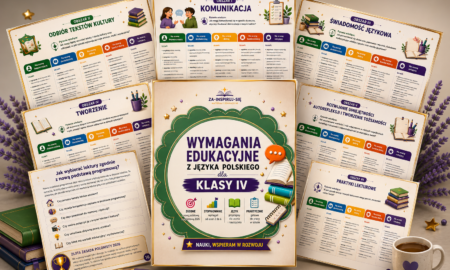 Wymagania edukacyjne z języka polskiego dla klasy IV | Nowa podstawa programowa 2026
